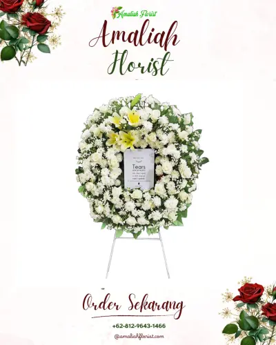 Krans Bunga Duka Cita di Sukasari